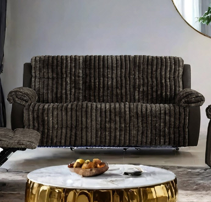 Furniture of America - Dionysus Manual Reclining Sofa in Brown - FM64003BR-SF-M - GreatFurnitureDeal