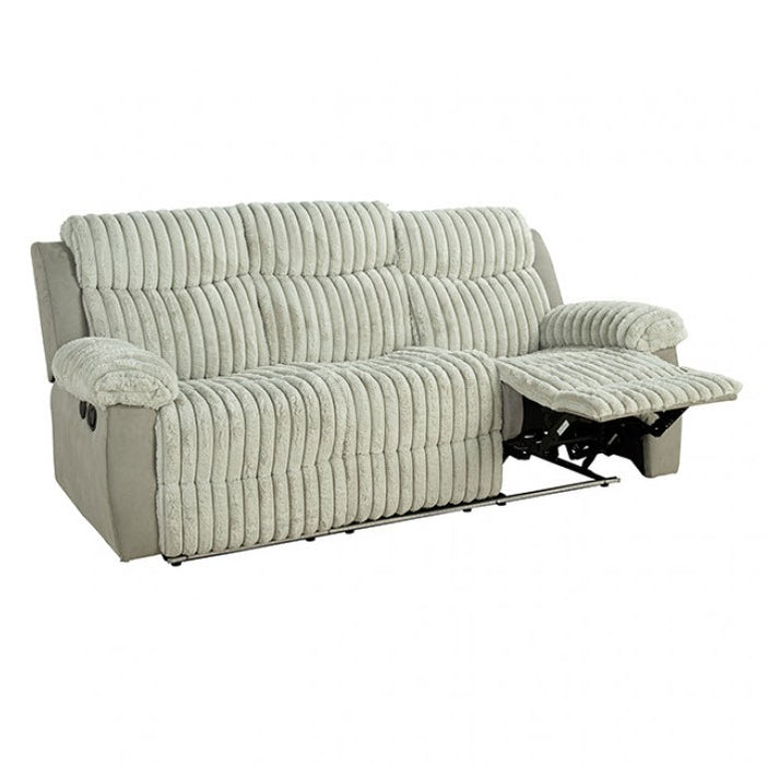 Furniture of America - Dionysus Manual Reclining Sofa in Gray - FM64004GY-SF-M - GreatFurnitureDeal
