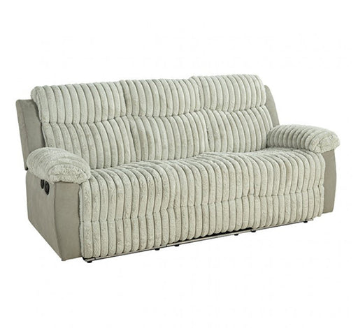 Furniture of America - Dionysus Manual Reclining Sofa in Gray - FM64004GY-SF-M - GreatFurnitureDeal