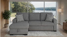 Furniture of America - Chatham Sectional in Gray - FM64005GY-SECT-L - GreatFurnitureDeal