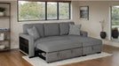 Furniture of America - Chatham Sectional in Gray - FM64005GY-SECT-R - GreatFurnitureDeal
