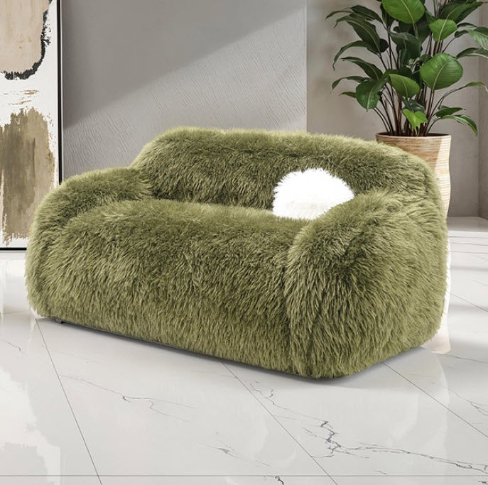 Furniture of America - Darwen Loveseat in Green - FM64006GR-LV