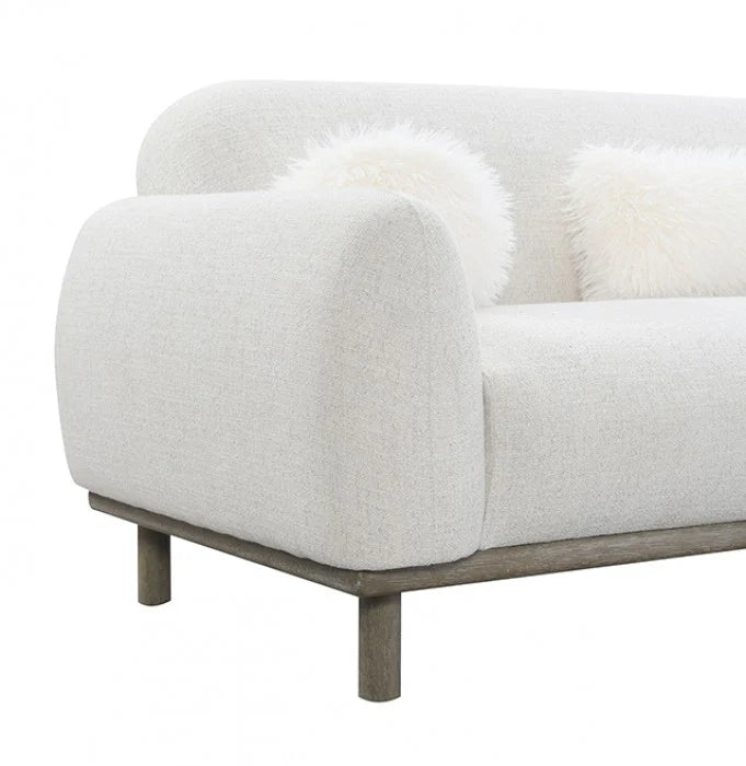 Furniture of America - Mellone Sofa in Oat - FM64007LG-SF