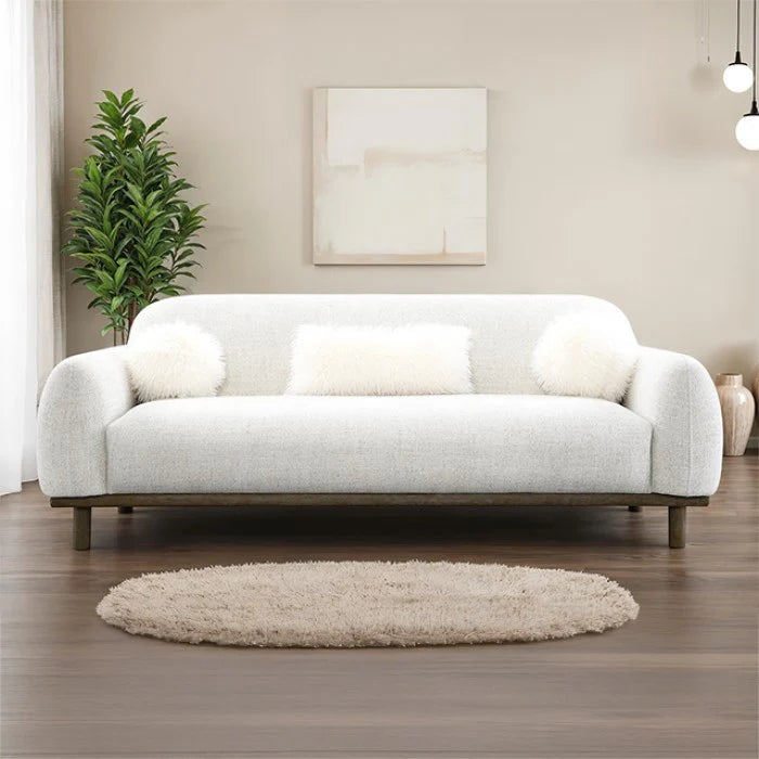 Furniture of America - Mellone Sofa in Oat - FM64007LG-SF