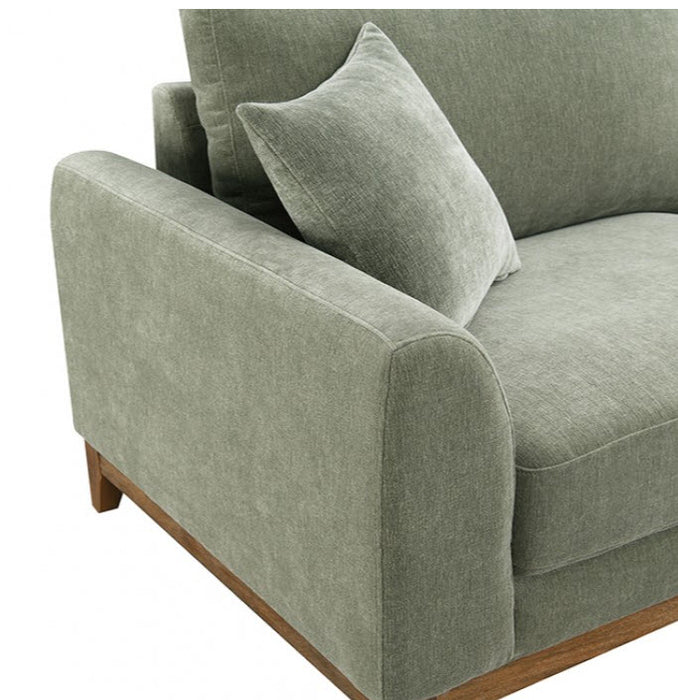 Furniture of America - Watton 2 Piece Sofa Set in Olive Green - FM64008GR-2PC