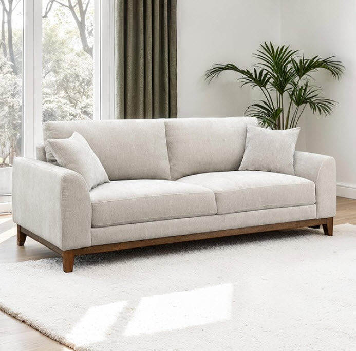 Furniture of America - Watton 2 Piece Sofa Set in Light Gray - FM64008TP-2PC