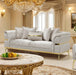 Furniture of America - Charlevoix 3 Piece Living Room Set in Beige/Gold - FM67003BG-SF-3SET - GreatFurnitureDeal
