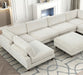 Furniture of America - Dagenham Sectional in Beige - FM6800BG-A - GreatFurnitureDeal