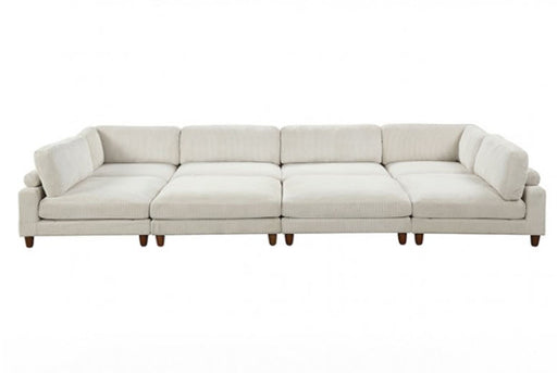 Furniture of America - Dagenham Sectional in Beige - FM6800BG-B - GreatFurnitureDeal