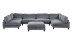 Furniture of America - Dagenham Sectional in Gray - FM6800GY-A - GreatFurnitureDeal