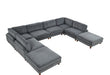 Furniture of America - Dagenham Sectional in Gray - FM6800GY-B - GreatFurnitureDeal