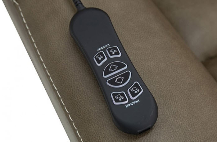 Furniture of America - Orpheus Power Sectional w/ Lift Chair in Brown - FM68100BR-SECT-LC - GreatFurnitureDeal