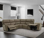 Furniture of America - Orpheus Power Sectional in Brown - FM68100BR-SECT-PM - GreatFurnitureDeal