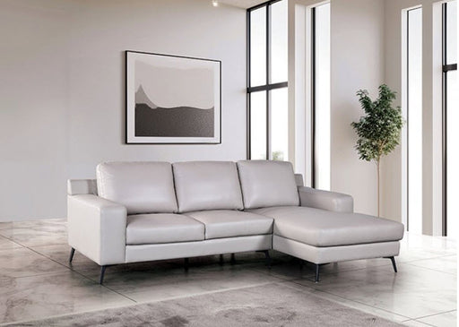 Furniture of America - Stordal Sectional, Right Chaise in Light Gray - FM69004LG-SECT-R - GreatFurnitureDeal