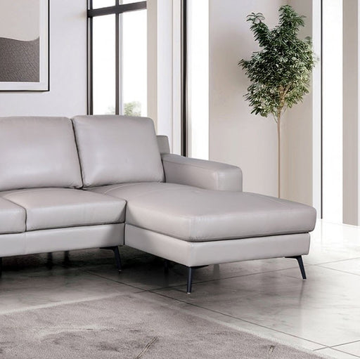 Furniture of America - Stordal Sectional, Right Chaise in Light Gray - FM69004LG-SECT-R - GreatFurnitureDeal
