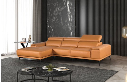 Furniture of America - Vadso Sectional Left Chaise in Tangerine - FM69005LB-SECT-L - GreatFurnitureDeal