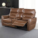 Furniture of America - Terentius 2 Piece Power Sofa Set in Caramel Brown - FM69006BR-SF-LV-PM - GreatFurnitureDeal