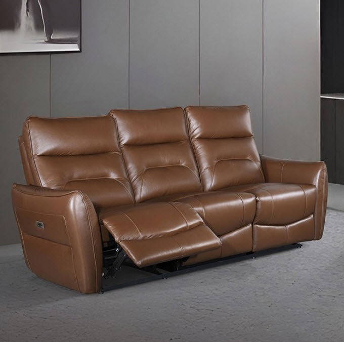 Furniture of America - Terentius Power Sofa in Caramel Brown - FM69006BR-SF-PM - GreatFurnitureDeal