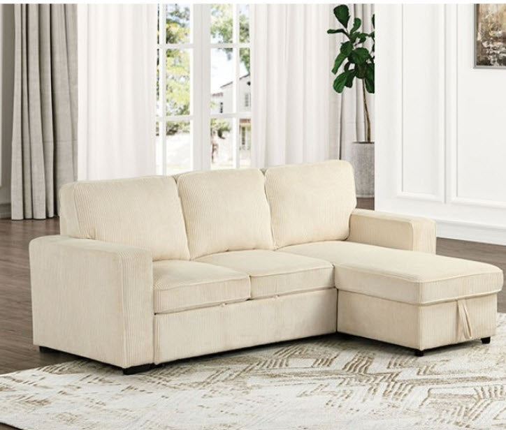 Furniture of America - Yves Sectional in Beige - FM6964BG-SECT - GreatFurnitureDeal