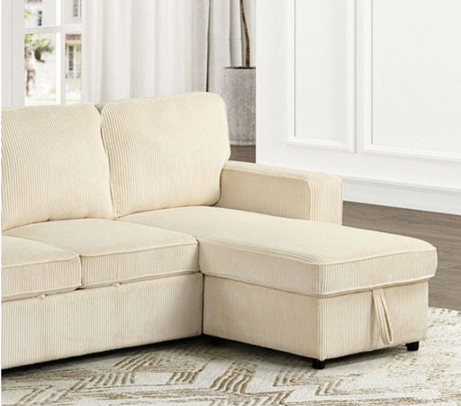 Furniture of America - Yves Sectional in Beige - FM6964BG-SECT - GreatFurnitureDeal