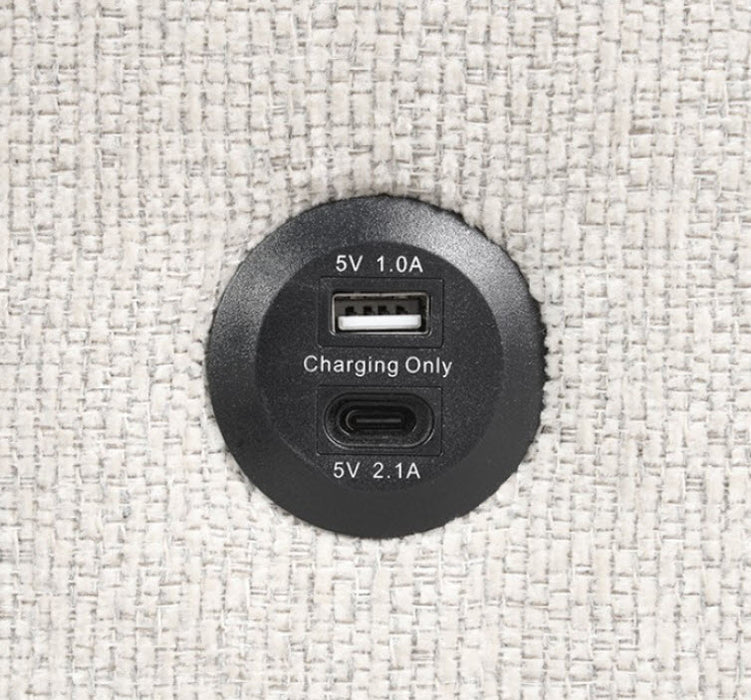 Furniture of America - Stockwell Sleeper Sofa Sectional in Beige - FM6966BG-SECT - GreatFurnitureDeal