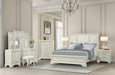 Furniture of America - Stella Mia King Bed in Creamy White - FM70000WH-W-K - GreatFurnitureDeal