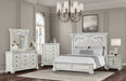 Furniture of America - Promenade King Bed in Wire Brushed White - FM70001WH-K - GreatFurnitureDeal