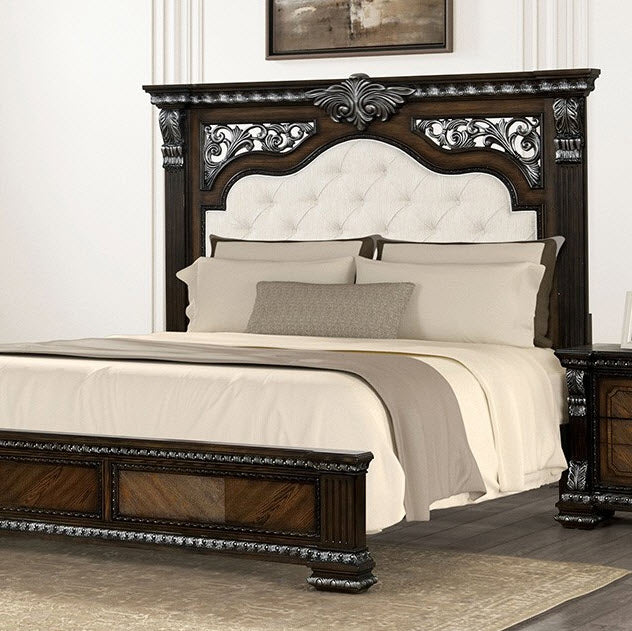 Furniture of America - Promenade Queen Bed in Espresso - FM70002DB-Q - GreatFurnitureDeal