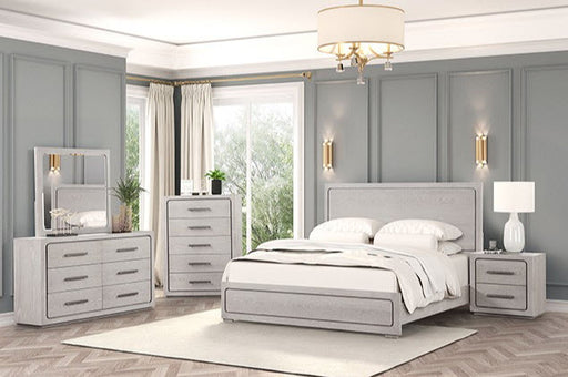 Furniture of America - Crowthorne King Bed in White Oak - FM70100AK-EK - GreatFurnitureDeal