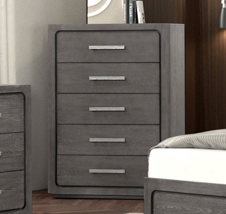 Furniture of America - Crowthorne Chest in Black - FM70100GY-C - GreatFurnitureDeal
