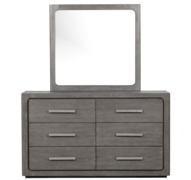 Furniture of America - Crowthorne 5 Piece King Bedroom Set in Warm Gray - FM70100GY-EK-5SET - GreatFurnitureDeal