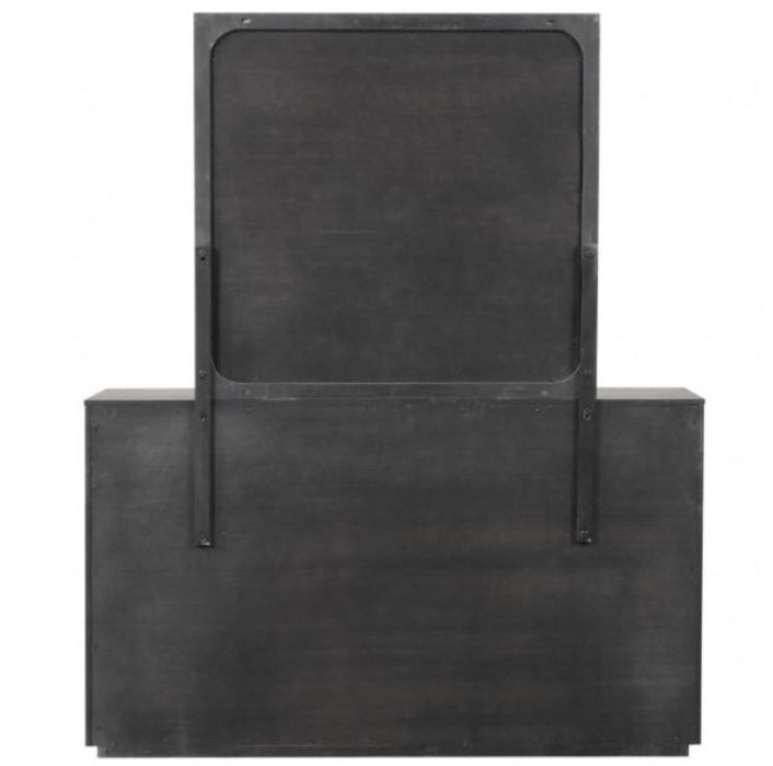 Furniture of America - Crowthorne 5 Piece King Bedroom Set in Warm Gray - FM70100GY-EK-5SET - GreatFurnitureDeal