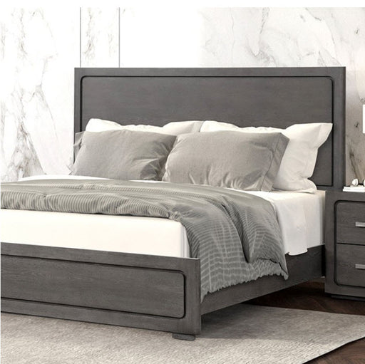 Furniture of America - Crowthorne 3 Piece King Bedroom Set in Warm Gray - FM70100GY-EK-3SET - GreatFurnitureDeal