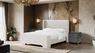 Furniture of America - Malvern Queen Bed in Taupe - FM71007TP-Q - GreatFurnitureDeal