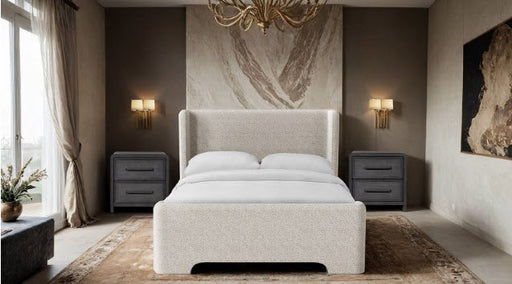 Furniture of America - Malvern Queen Bed in Taupe - FM71007TP-Q - GreatFurnitureDeal