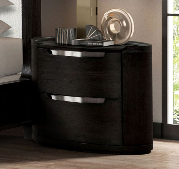 Furniture of America - Osterley 6 Piece Queen Bedroom Set in Black - FM71500BK-Q-6SET - GreatFurnitureDeal