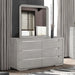 Furniture of America - Osterley 5 Piece King Bedroom Set in Light Gray - FM71500LG-EK-5SET - GreatFurnitureDeal