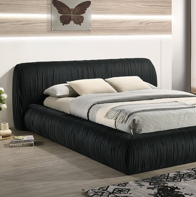 Furniture of America - Palmdale King Bed in Black - FM72006BK-EK - GreatFurnitureDeal