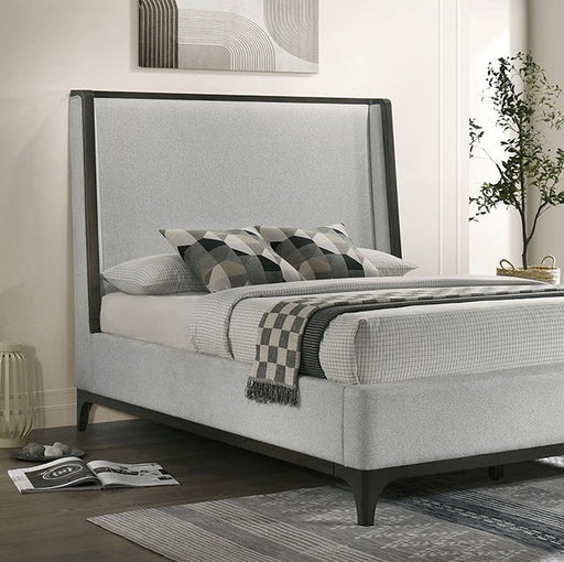 Furniture of America - Kelso Queen Bed in Light Gray/Dark Gray - FM72008DG-Q - GreatFurnitureDeal