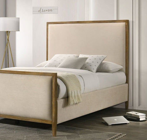Furniture of America - Key Queen Bed in Natural Oak - FM72009NT-Q - GreatFurnitureDeal