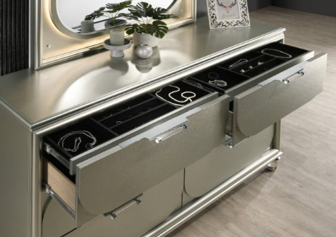 Furniture of America - Sheridan Dresser in Silver - FM72080SV-D - GreatFurnitureDeal