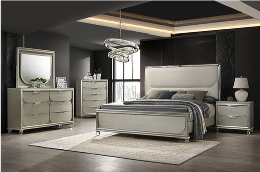 Furniture of America - Sheridan King Bed in Silver - FM72080SV-EK - GreatFurnitureDeal