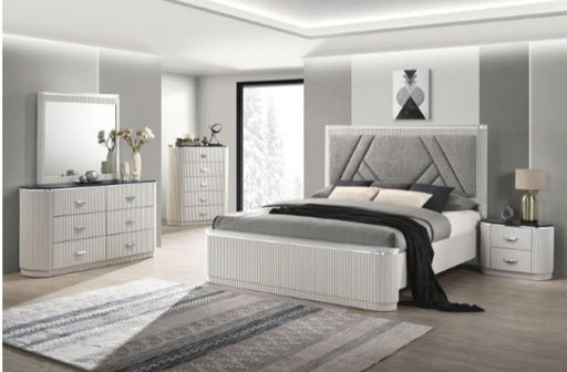 Furniture of America - Aldgate Queen Bed in Light Gray - FM7244GY-Q - GreatFurnitureDeal