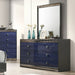 Furniture of America - Hartlepool Dresser in Ash Gray/Indigo Blue - FM7250BL-D - GreatFurnitureDeal