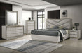 Furniture of America - Ventnor 5 Piece King Bedroom Set in Gray - FM7251GY-EK-5SET - GreatFurnitureDeal