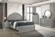 Furniture of America - Cassiopeia 5 Piece King Bedroom Set in Metallic Gray - FM7253GY-EK-5SET - GreatFurnitureDeal