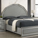 Furniture of America - Cassiopeia 5 Piece King Bedroom Set in Metallic Gray - FM7253GY-EK-5SET - GreatFurnitureDeal