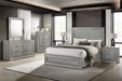 Furniture of America - Cassiopeia King Bed in Metallic Gray - FM7254GY-EK - GreatFurnitureDeal