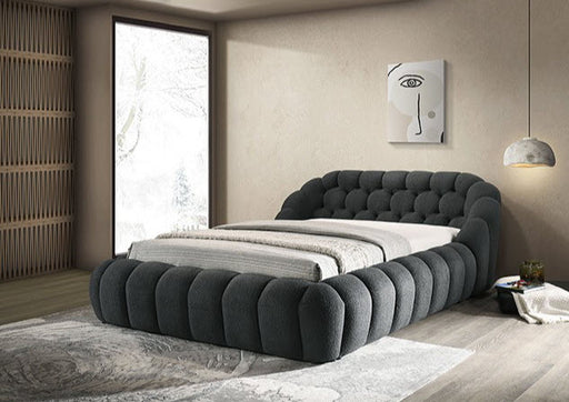 Furniture of America - Newquay Queen Bed in Charcoal - FM7260BK-Q - GreatFurnitureDeal