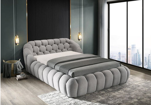 Furniture of America - Newquay Queen Bed in Gray - FM7260GY-Q - GreatFurnitureDeal